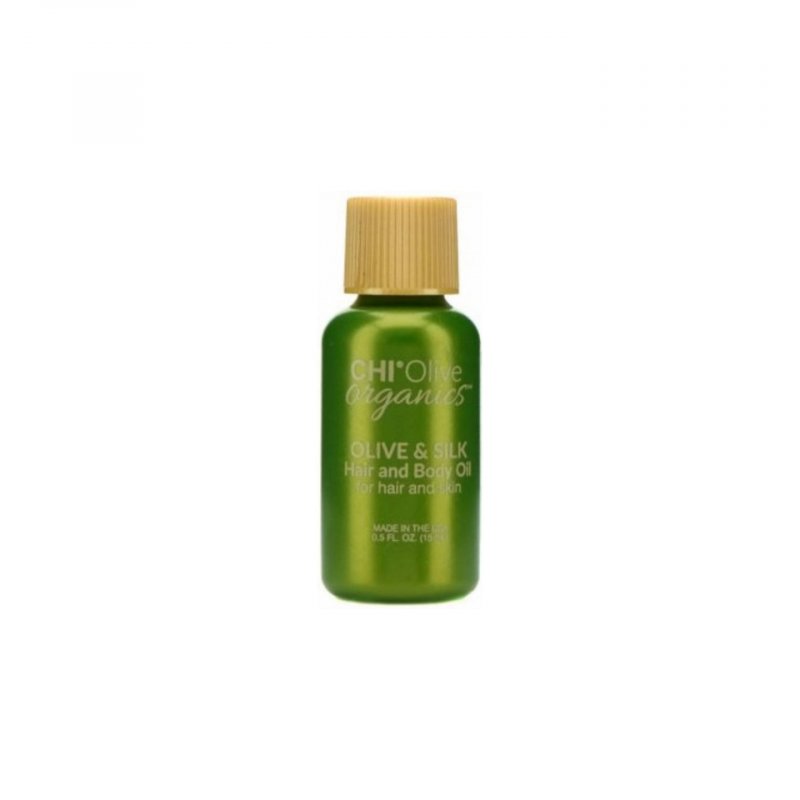 Chi Olive Organics - Olive &amp Silk Hair And Body Oil 15ml