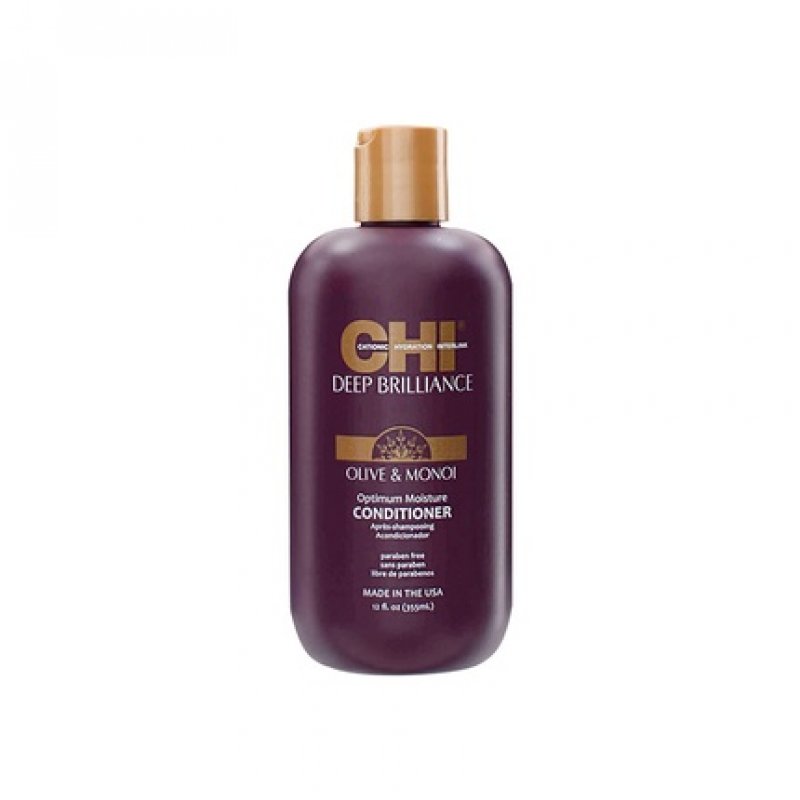 Chi Deep Brilliance Olive &amp Monoi Optimum Moisture Conditioner 355ml