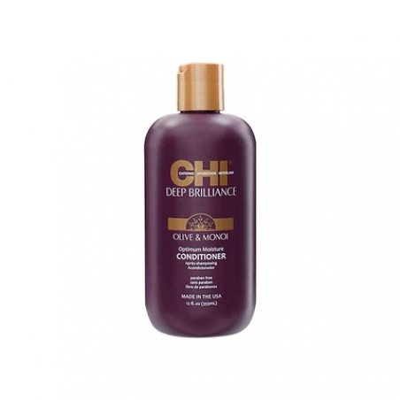 Chi Deep Brilliance Olive &amp Monoi Optimum Moisture Conditioner 355ml