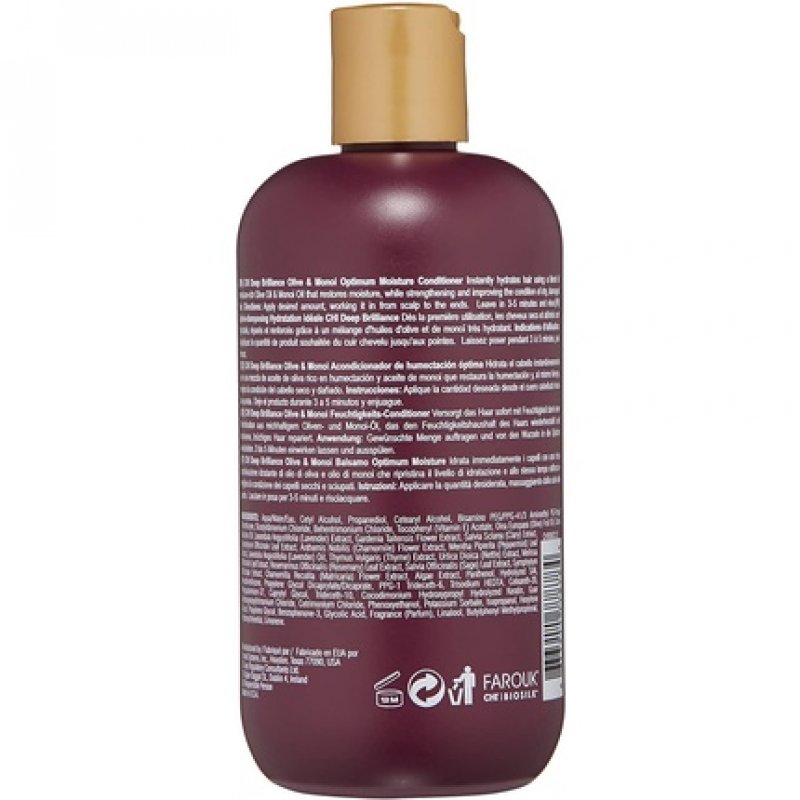 Chi Deep Brilliance Olive &amp Monoi Optimum Moisture Conditioner 355ml