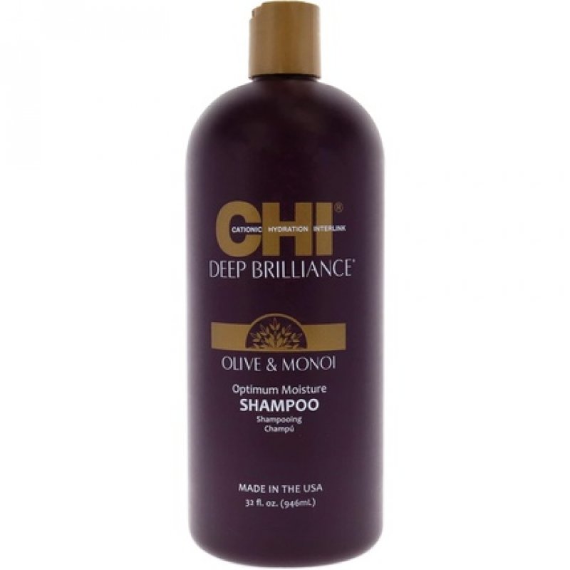 Chi Deep Brilliance Olive &amp Monoi Optimum Moisture Shampoo 946ml