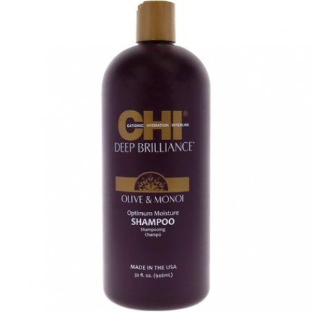 Chi Deep Brilliance Olive &amp Monoi Optimum Moisture Shampoo 946ml