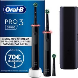 Oral-B Pro 3 3900 mit 2. Handstück JAS22  Black Edition