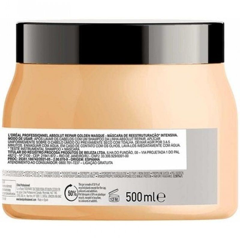 Mascarilla Dorada Absolut Repair Gold 500ml