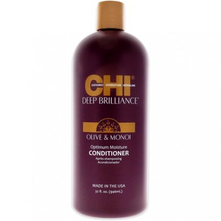 Chi Deep Brilliance Olive &amp Monoi Optimum Moisture Conditioner 946ml