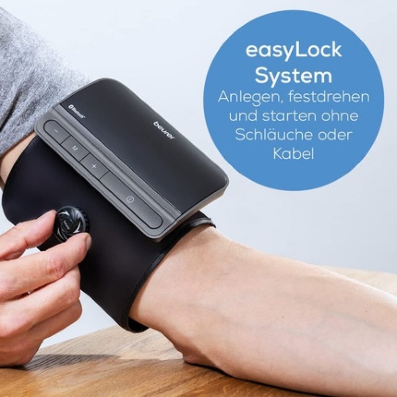 Beur Blutdruckmessgerät BM81       bk/gy | EasyLock, Bloototh