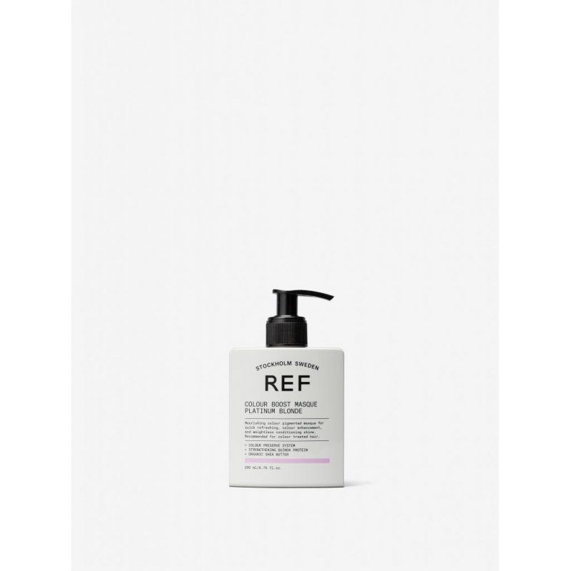 REF Colour Boost Masque Platinum Blonde 200ml masque pour cheveux Femmes