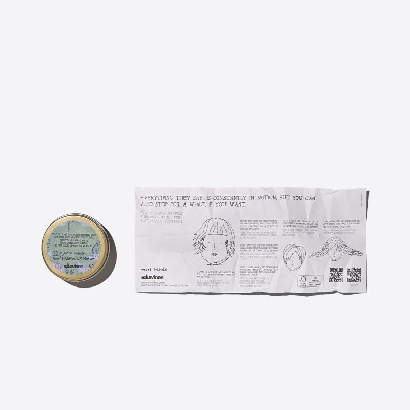 Davines More Inside This Is A Medium Hold Finishing Gum 75 ml