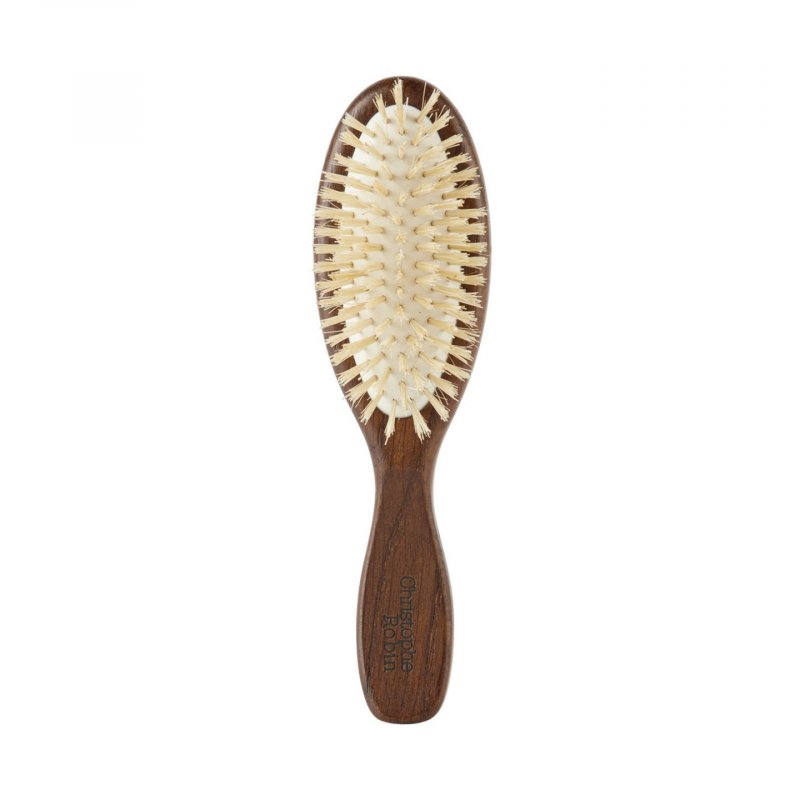 Brosse Démêlante 100% Poils De Sanglier Naturels Et Bois