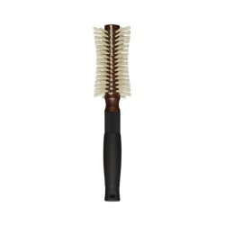 Brosse Pré-Incurvée Brushing 12 Rangs 100% Poils De Sanglier Naturels Et Bois