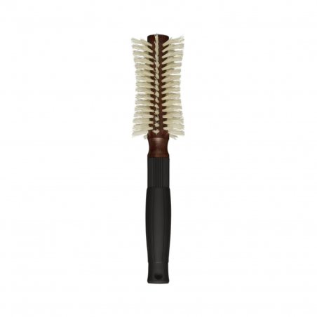 Brosse Pré-Incurvée Brushing 12 Rangs 100% Poils De Sanglier Naturels Et Bois