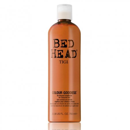 Tigi Bed Head Colour Goddess Oil Infused Shampoo 750ml - Ricco Di Oli Per Capelli Colorati