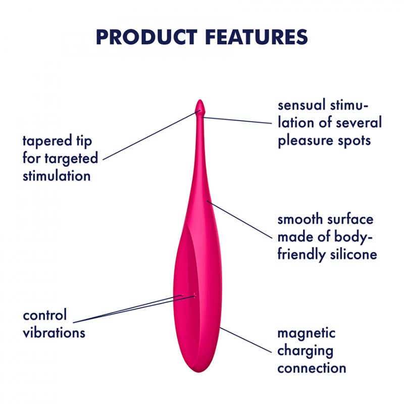 Satisfyer Twirling Fun Mini vibrateur Ambidextre