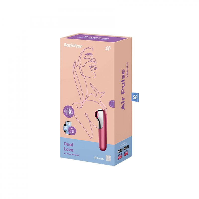 Satisfyer Dual Love Vibrateur à ventouse Ambidextre