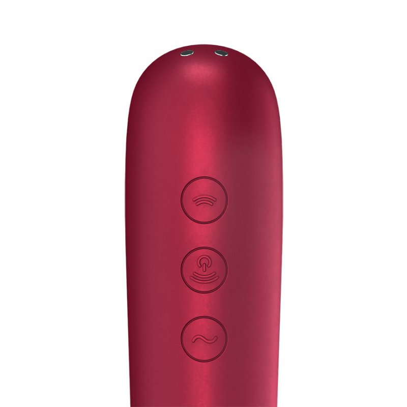 DUAL ROSA LOVE VIBRADOR AIRE CON APP Y BLUETOOTH 1UN