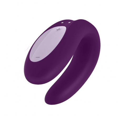 Satisfyer Double Joy Connect App Vibrateur de couple Ambidextre
