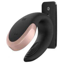 Satisfyer Double Love Vibrateur de couple Ambidextre