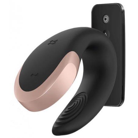 Satisfyer Double Love Vibrateur de couple Ambidextre