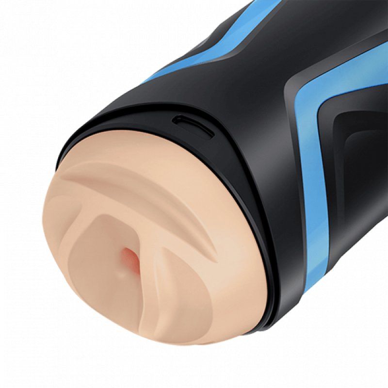 Satisfyer Men One Black, Blue Acrylonitrile butadiene styrene (ABS), Silicone