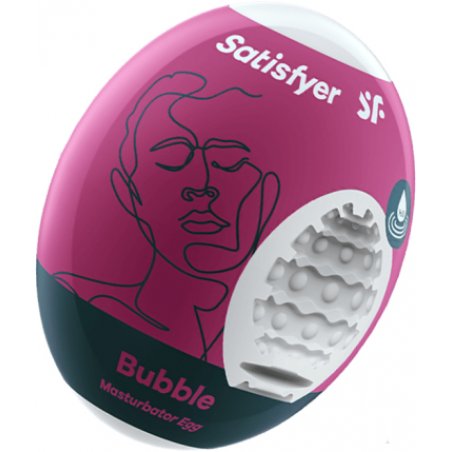 Satisfyer Masturbator Egg - Bubble Egg masturbator Thermoplastic elastomer (TPE)