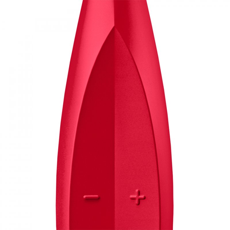 SATISFYER TWIRLING FUN VIBRADOR ROJO AMAPOLA 1UN