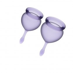 SATISFYER FEEL GOOD COPA MENSTRUAL LILA 2UN