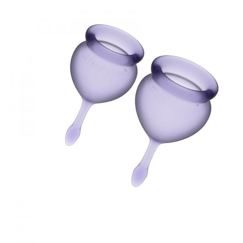 SATISFYER FEEL GOOD COPA MENSTRUAL LILA 2UN