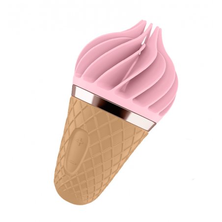 SATISFYER SWEET TREAT VIBRADOR HELADO FRESA 1UN