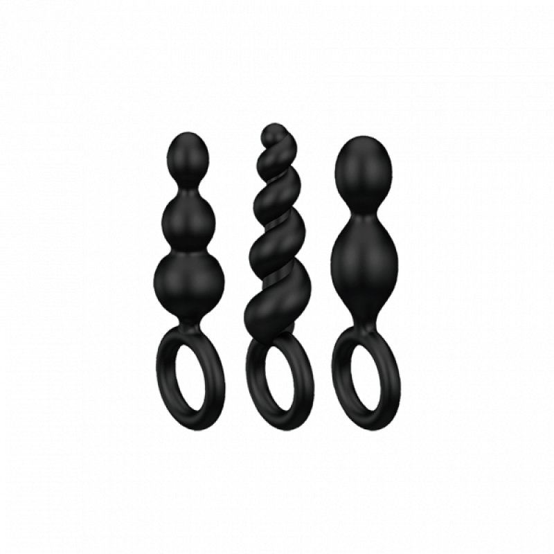 SATISFYER BOOTY CALL NEGRO NEGRO BOLAS ANALES NEGRO NEGRO 3UN