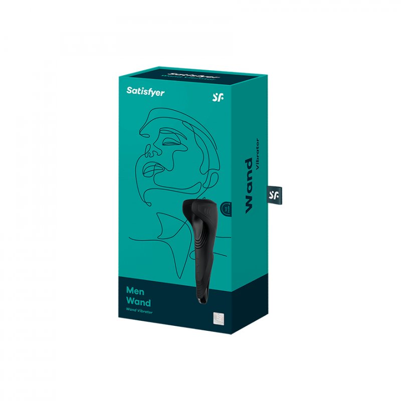 SATISFYER MEN WAND MASTURBADOR NEGRO NEGRO 1UN