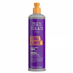 Bed Head Serial Blondetm Purple Shampoo Shampoo For Damaged Blonde Hair, 400ml