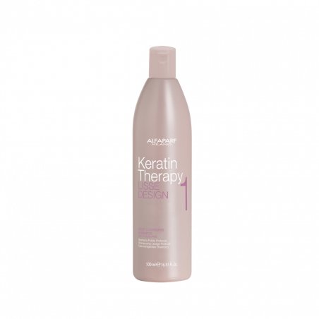 ALFAPARF Milano Lisse Design Keratin Therapy Lisse Design Keratin Therapy Deep Cleansing Shampoo, 500ml
