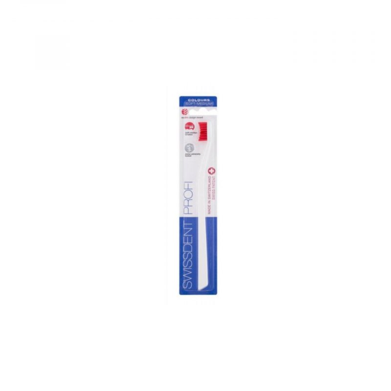 Colours Classic White/Red toothbrush