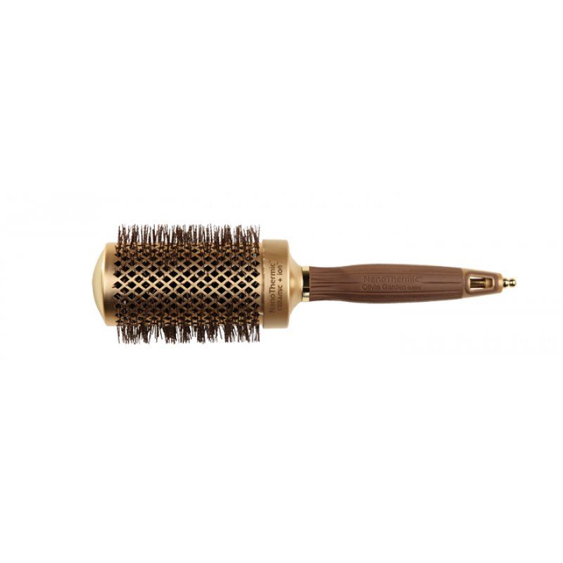 Olivia Garden NanoThermic Ceramic Ion NT-54 Universel Brosse à cheveux ronde Cuivre, Marron 1 pièce(s)