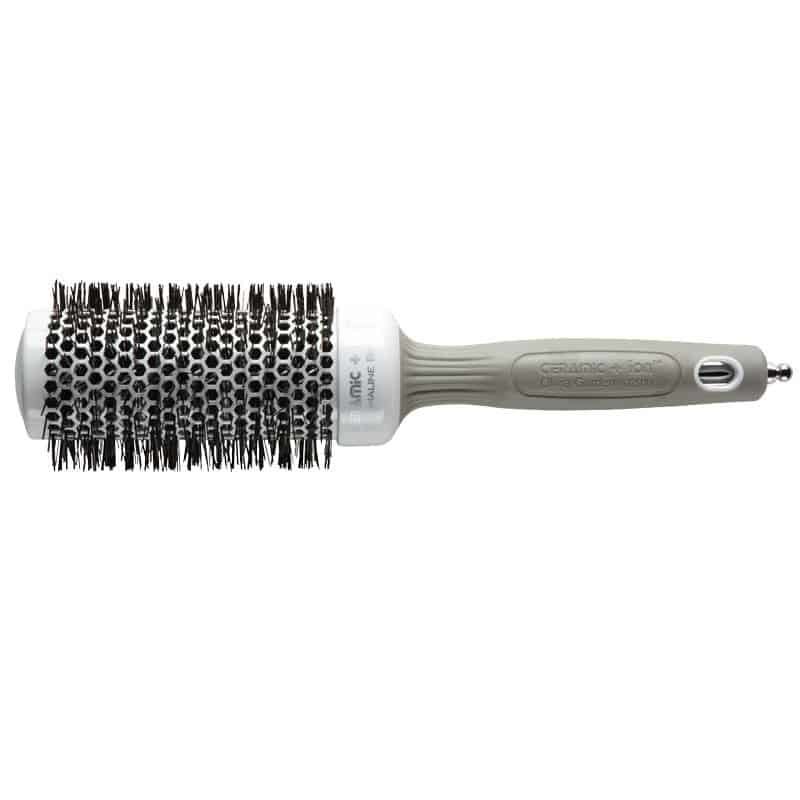 Olivia Garden Ceramic ion Thermal Universel Brosse à cheveux ronde Gris, Blanc 1 pièce(s)