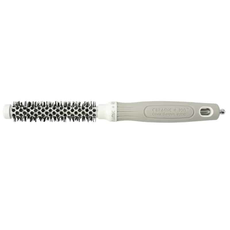 Olivia Garden Ceramic ion Thermal Universal Round hairbrush Grey, White 1 pc(s)