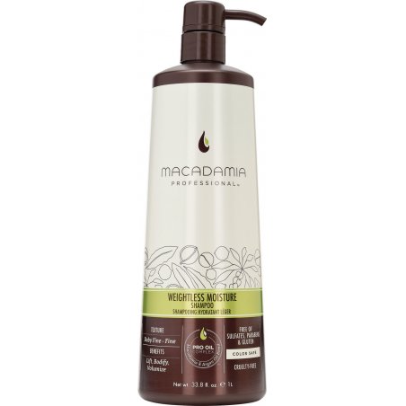 Macadamia Weightless Moisture Shampoo, 1000ml