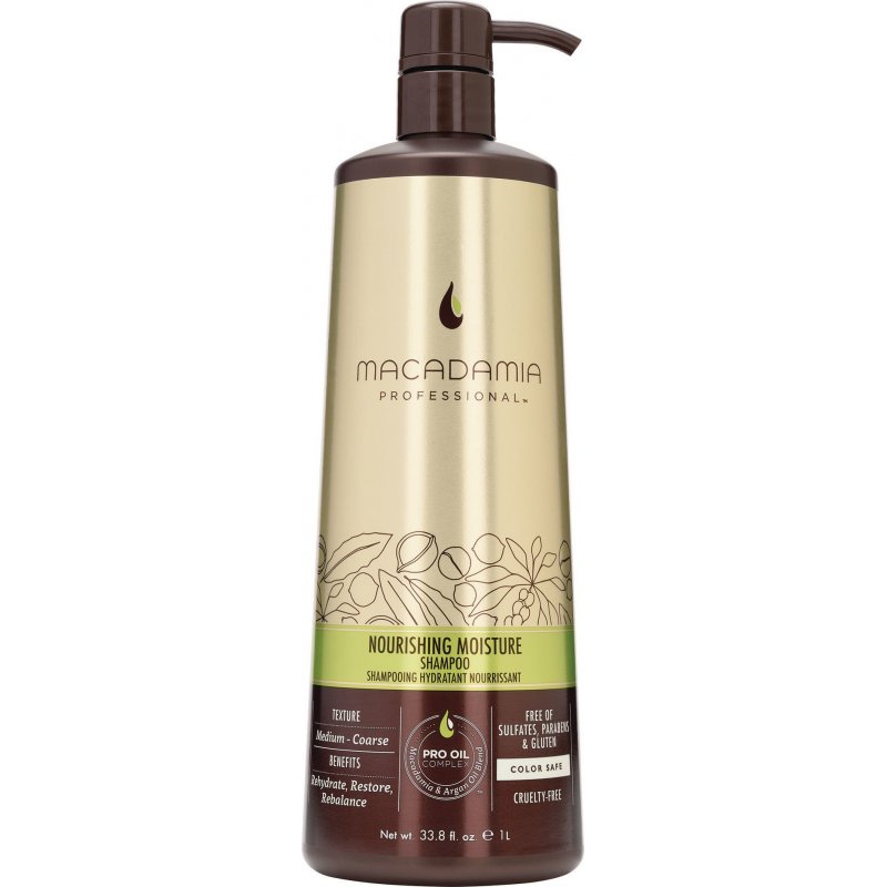 Macadamia Nourishing Moisture 1000 ml Shampoo Professional Women
