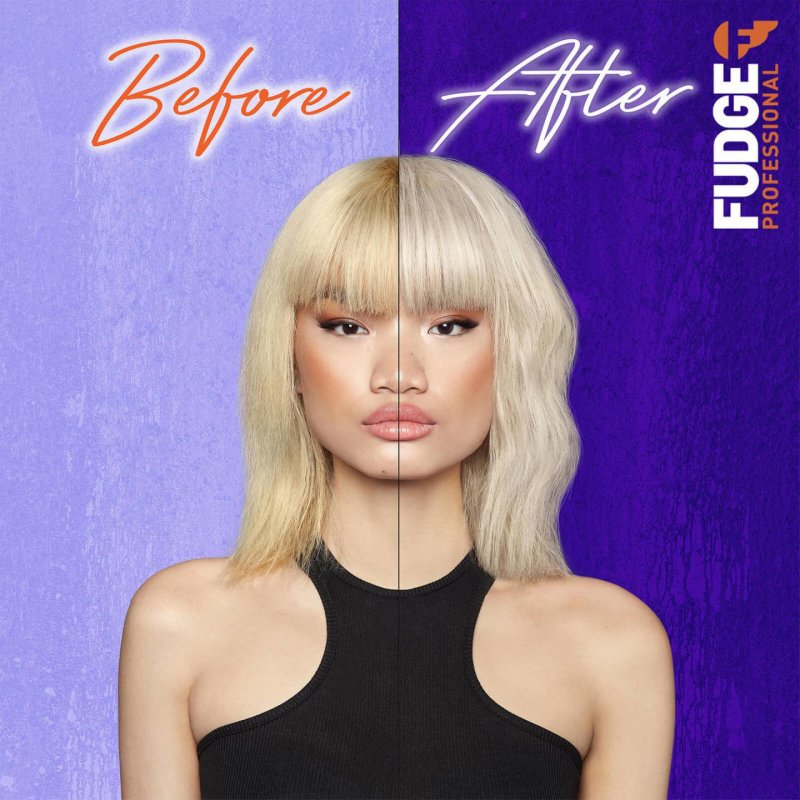 Fudge Professional Clean Blonde Damage Rewind Purple Toning Shampoo 250ml Shampoing Professionnel Unisexe