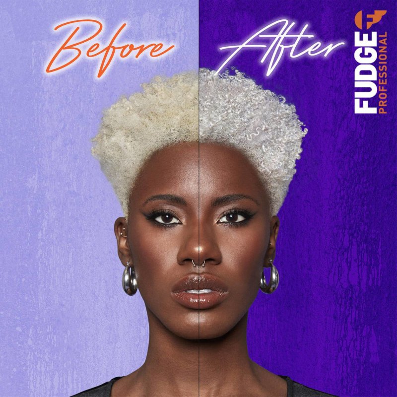 Fudge Professional Clean Blonde Damage Rewind Purple Toning Shampoo 250ml Shampoing Professionnel Unisexe