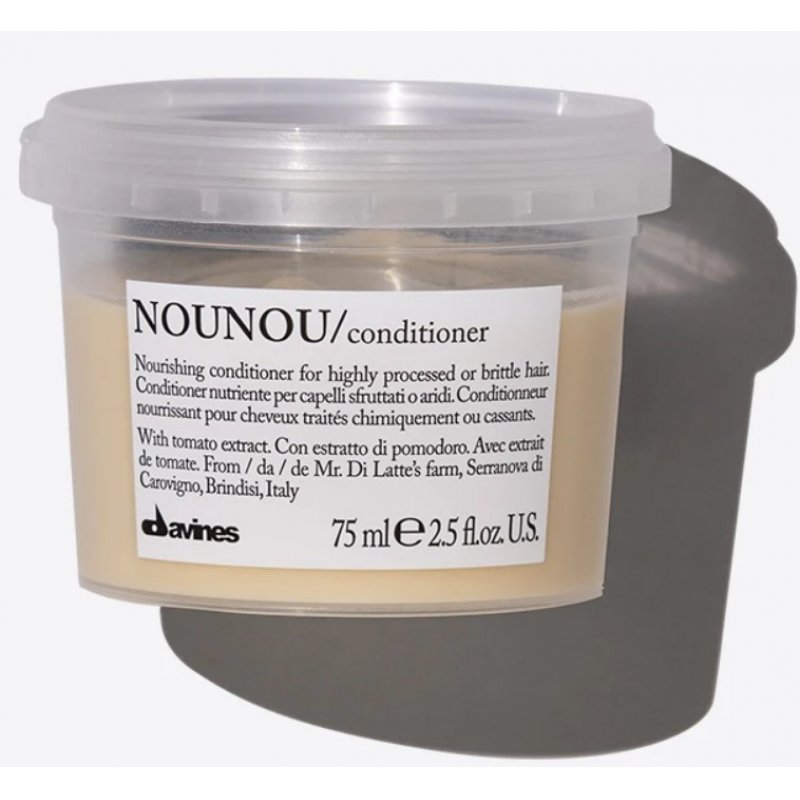 Davines Nounou Conditioner Moisturizing Conditioner For Dry Hair, 75ml