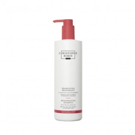 Christophe Robin Shampooing régénérant à l'huile rare de figue de Barbarie - GRAND FORMAT 500 ml