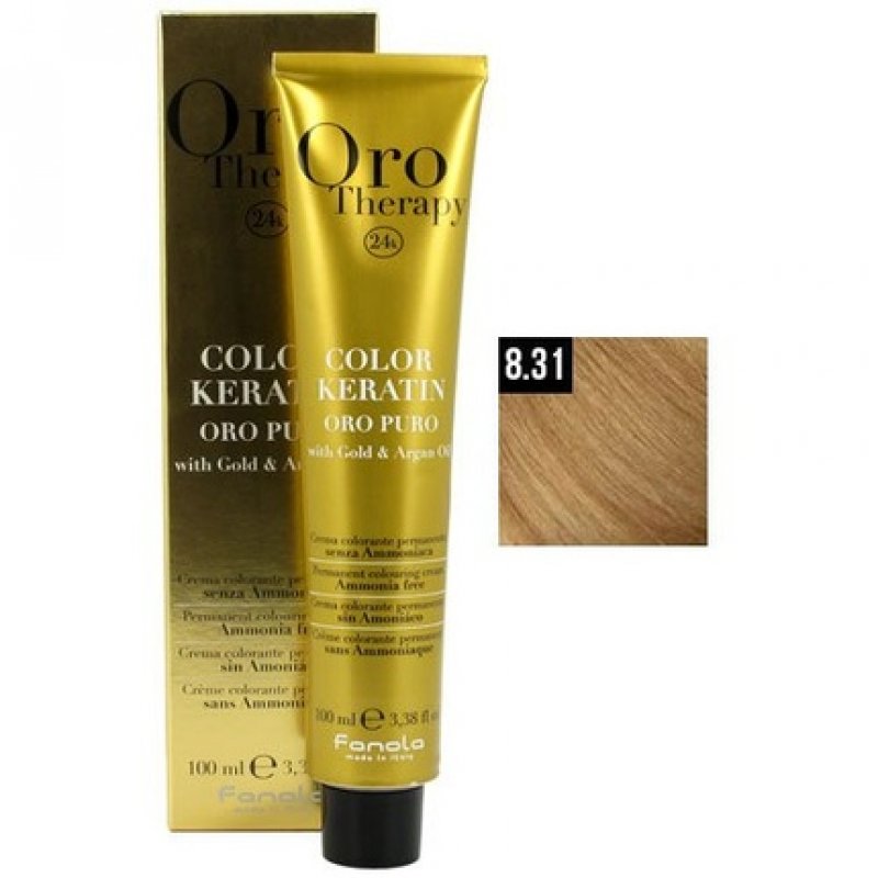 Color Keratin Oro Puro 8/31 Rubio Claro Arena 100ml