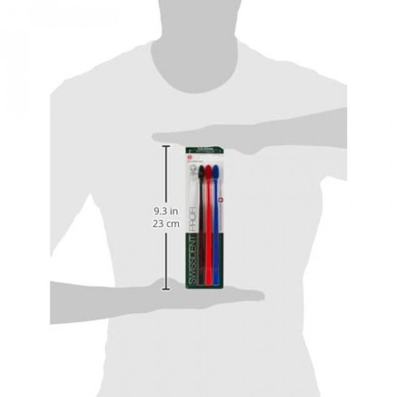 Colours «Zug» Black, Red, Blue toothbrush