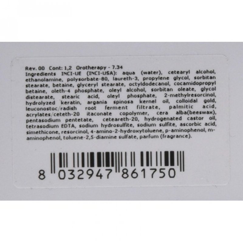 Color Keratin Oro Puro 7/34 Rubio Dorado Cobre 100ml