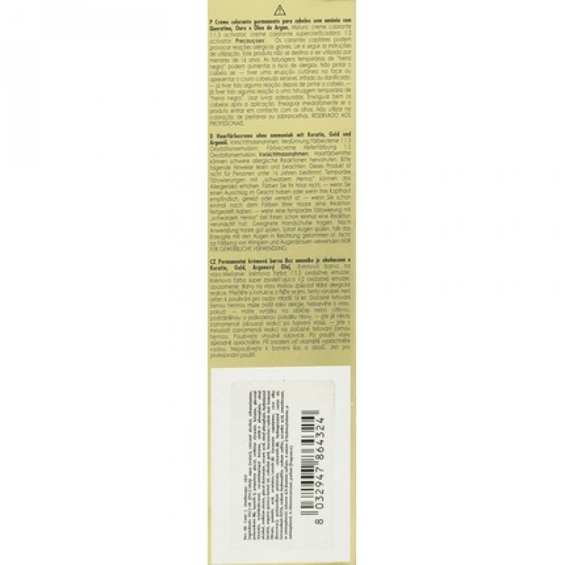 Color Keratin Oro Puro 10/0 Rubio Platino Natural 100ml