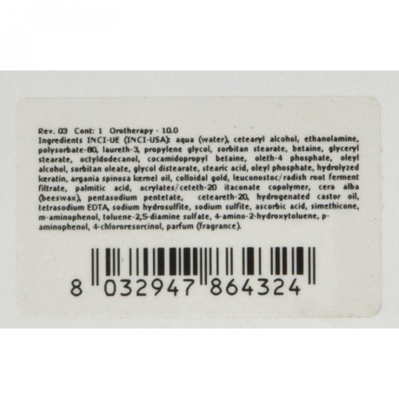 Color Keratin Oro Puro 10/0 Rubio Platino Natural 100ml