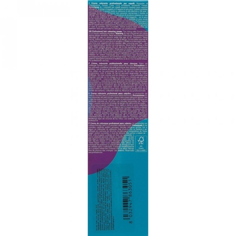 8*11 Rubio Claro Ceniza Intenso Fanola 100ml