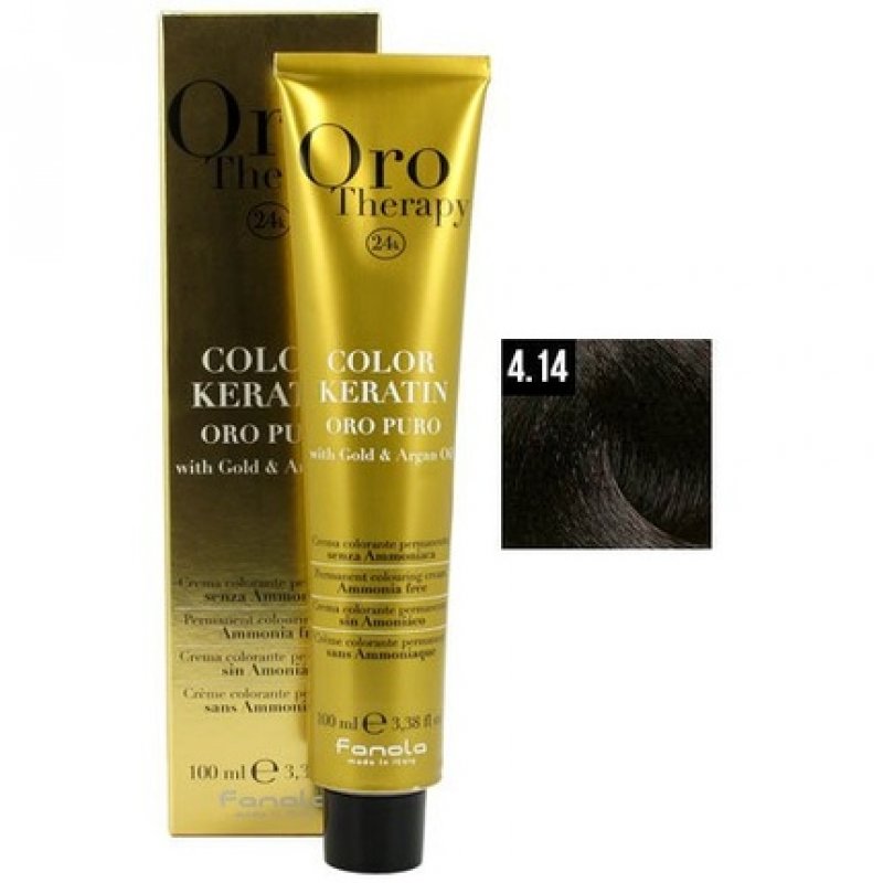 Fanola Oro Therapy 4.14 Cocoa hair colour Brown