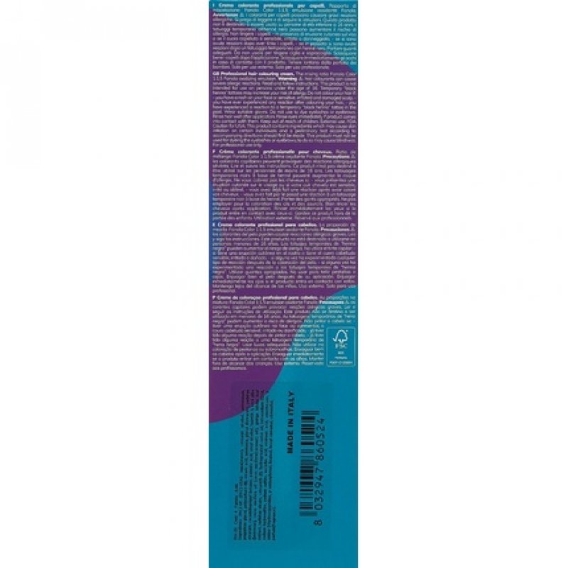 8*44 Rubio Claro Cobrizo Intenso Fanola 100ml